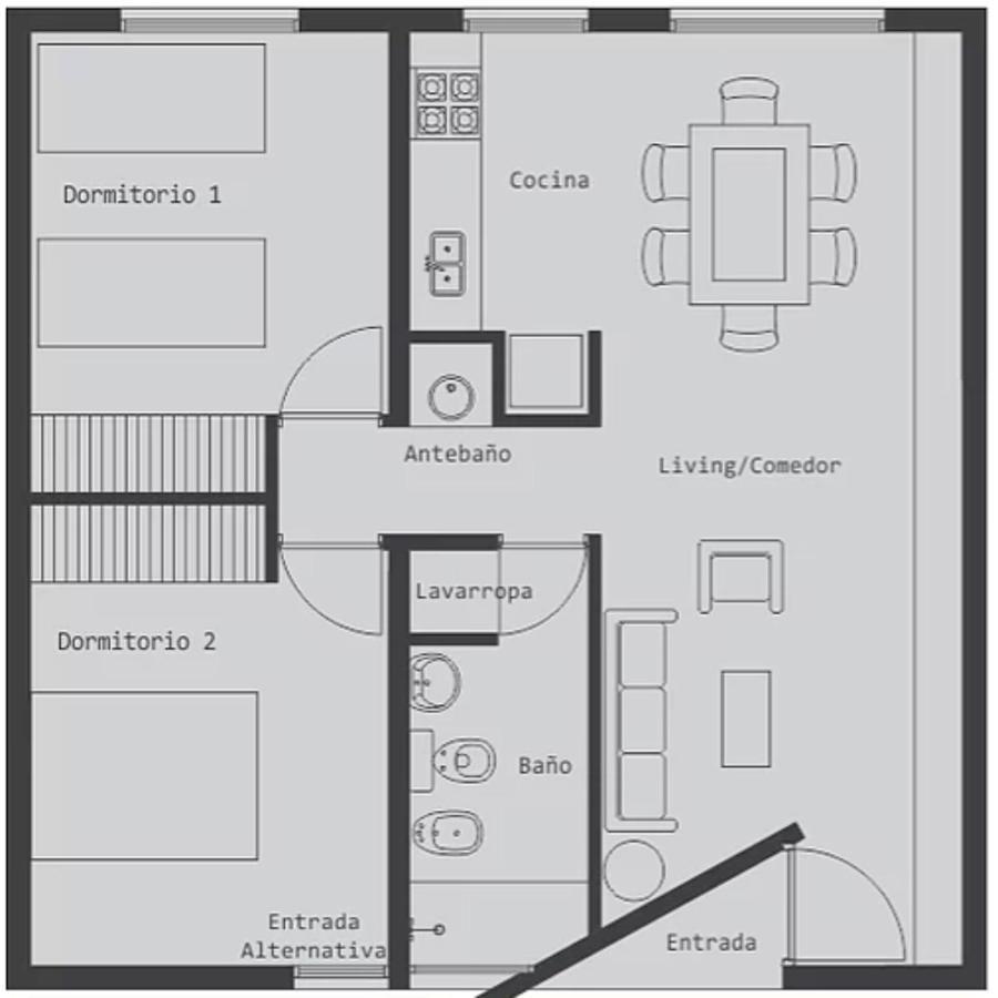 Casa D, Moderna De 2 Habitaciones Con Jardin En Barrio De Profesionales San Salvador de Jujuy Luaran gambar